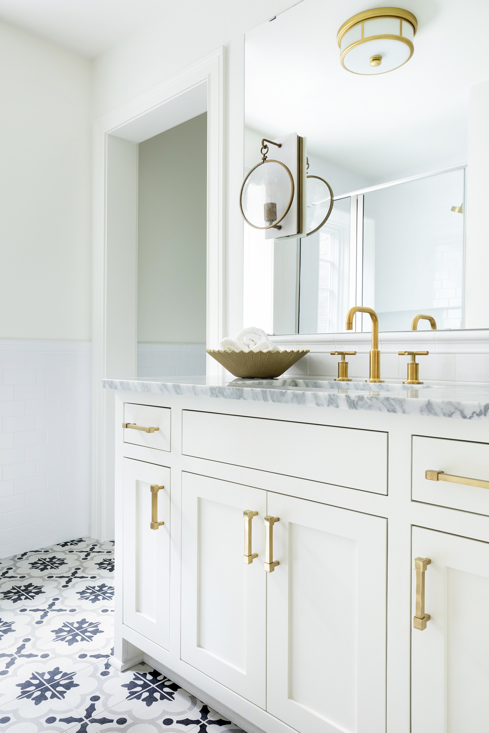 Timeless Bathroom Tile Options | Bria Hammel Interiors