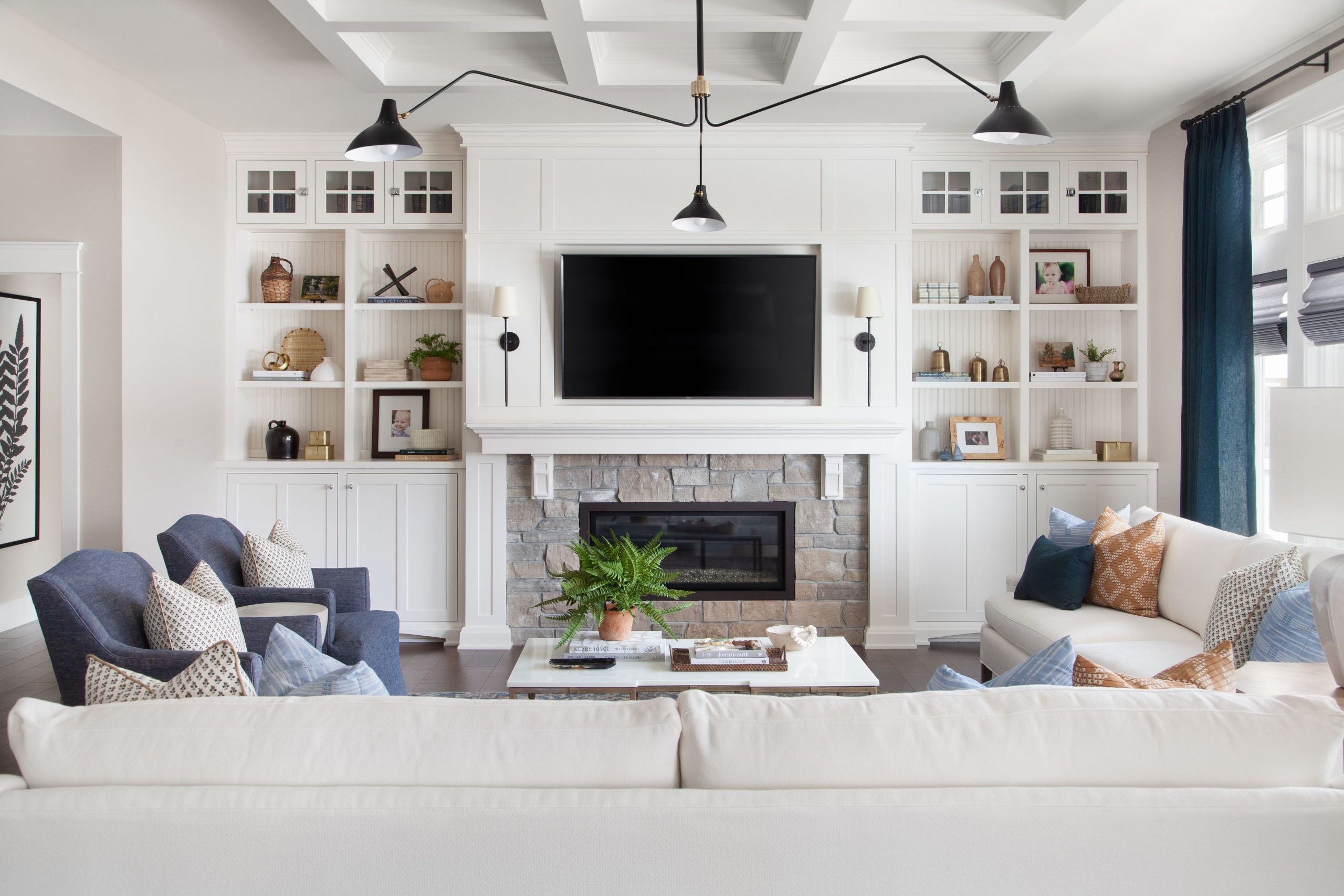 How to Style a Mantel with a Television